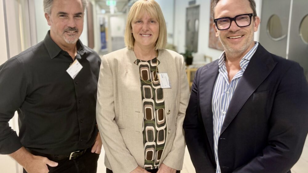 Phil Schoutrop, Deb Robinson and James Tuma